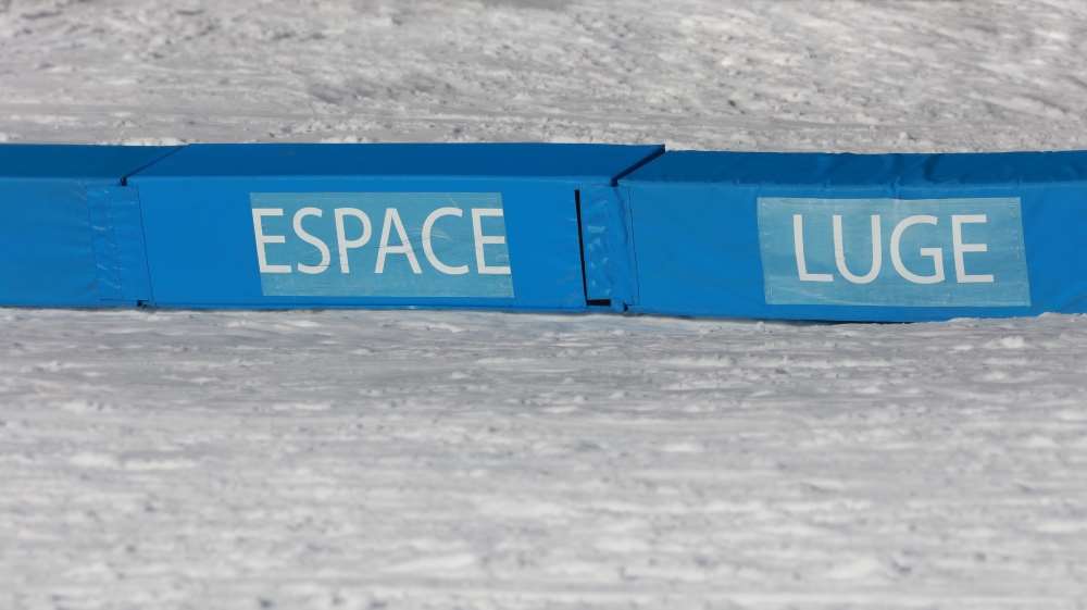 Séparation secteur luge