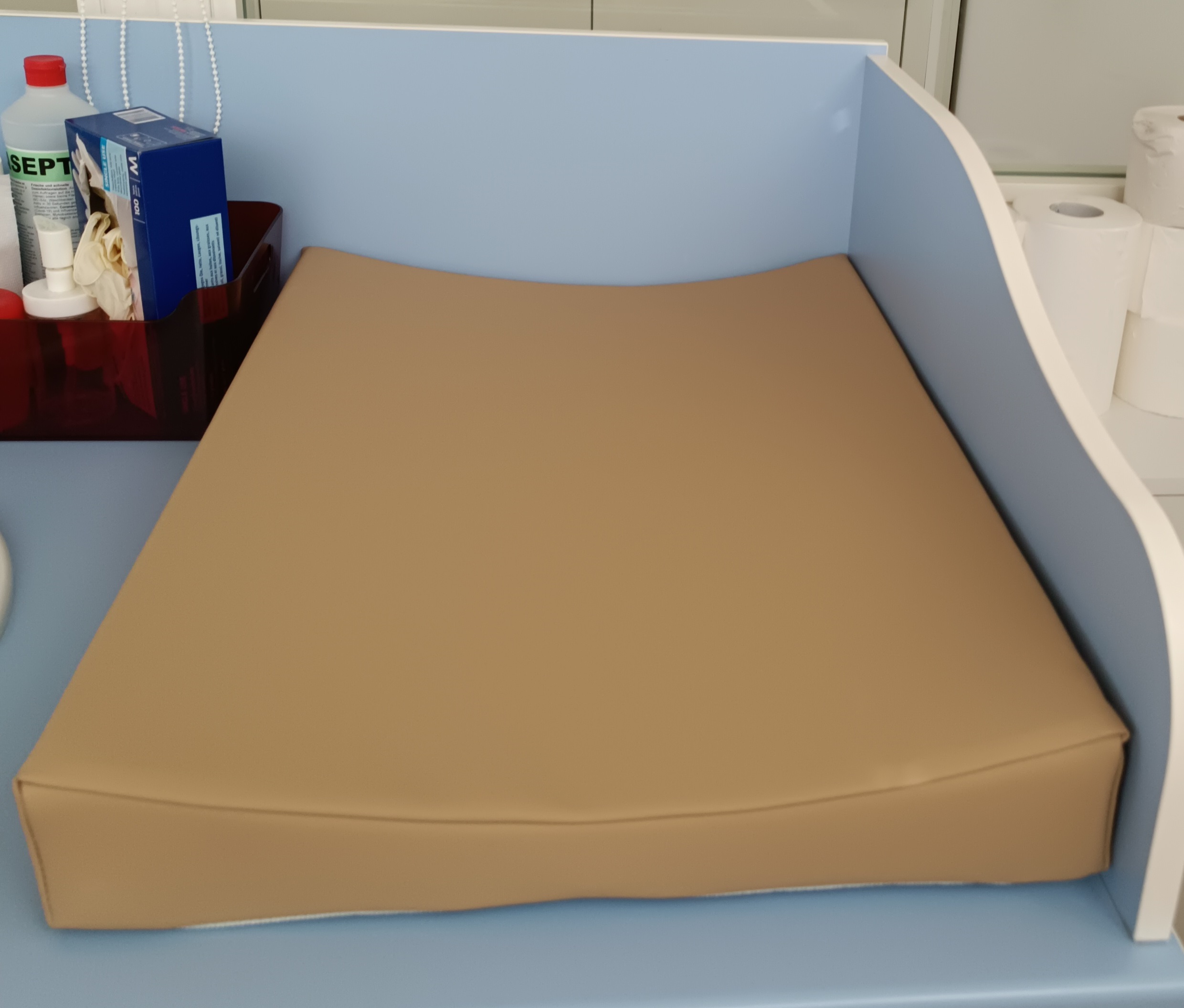 Détail d'un tapis de change